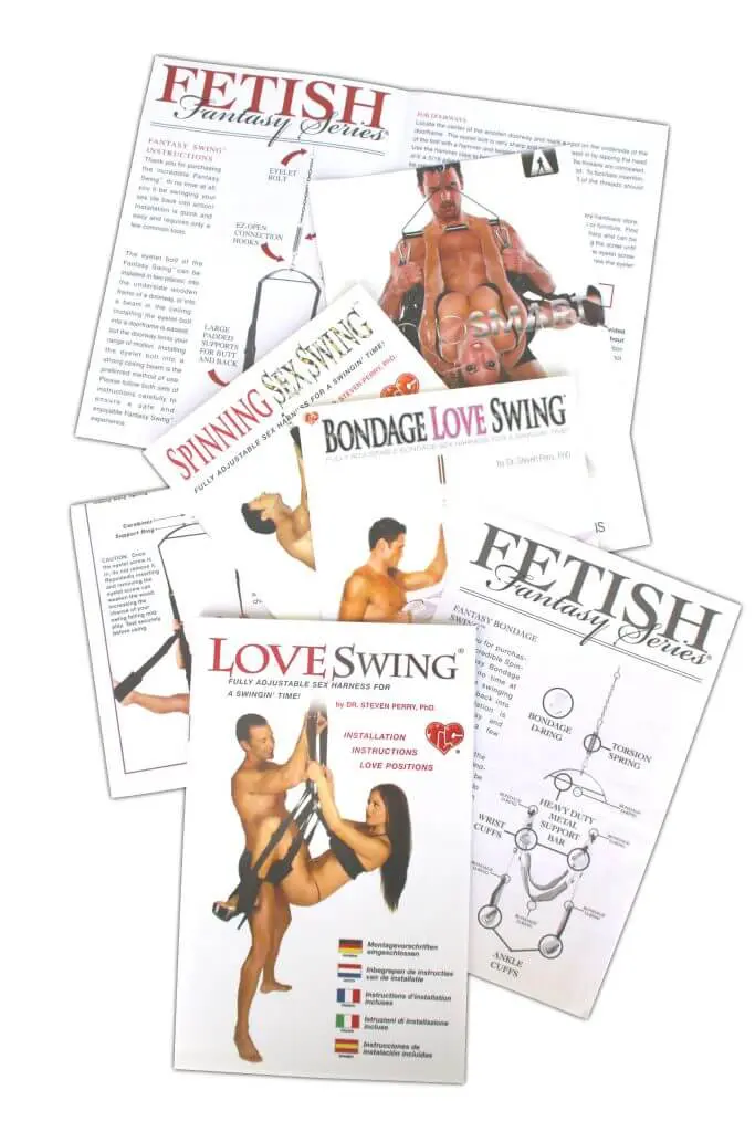 Sex Swing Instruction Booklets