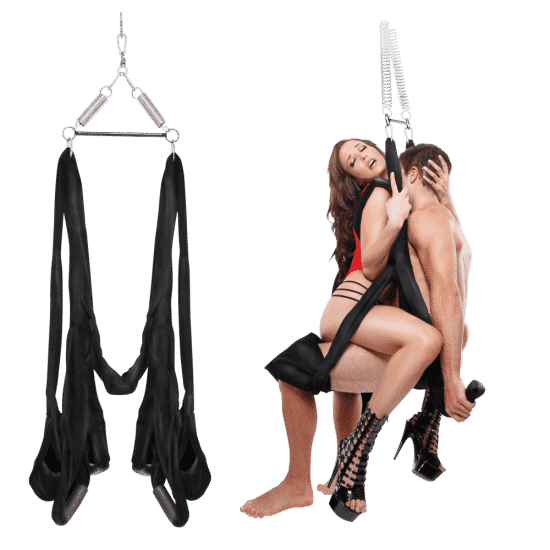 Fetish yoga sex swing springs and full view
