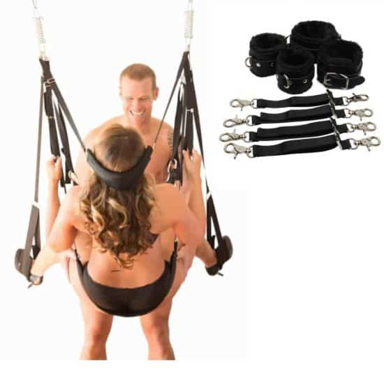 Screamer Dual Hook plus Cuffs bondage swing