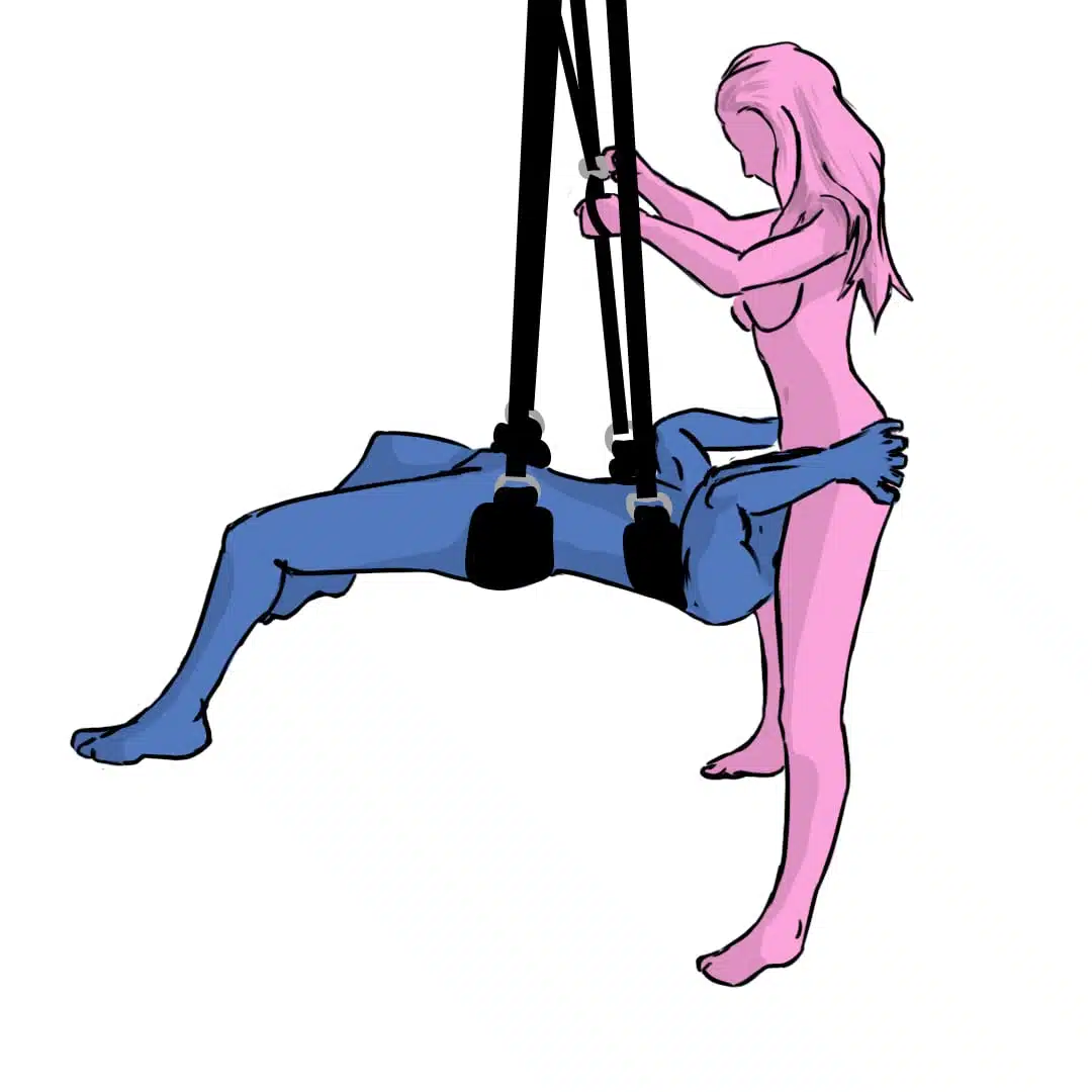 Face Sitting Position for Sex Swings - SexSwing.com