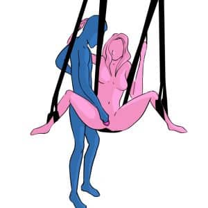 The Pleaser Sex Swing positions